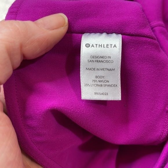 Athleta Salutation Stash Pocket Legging Pink/Purple Size XS - Picture 5 of 9